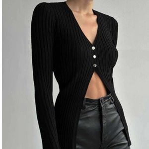 Commense Free Your Mind Long Sleeve Knit Top - XS